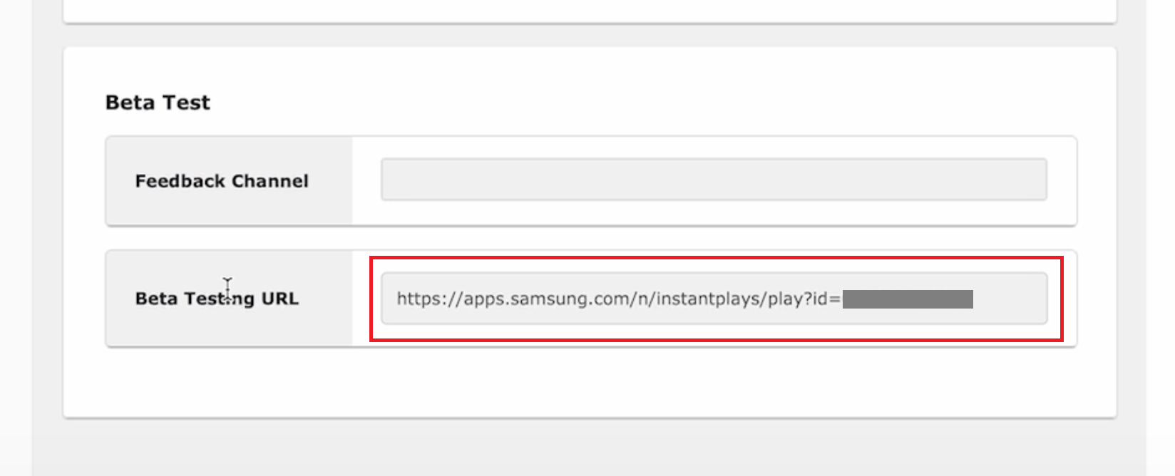 Beta Test URL