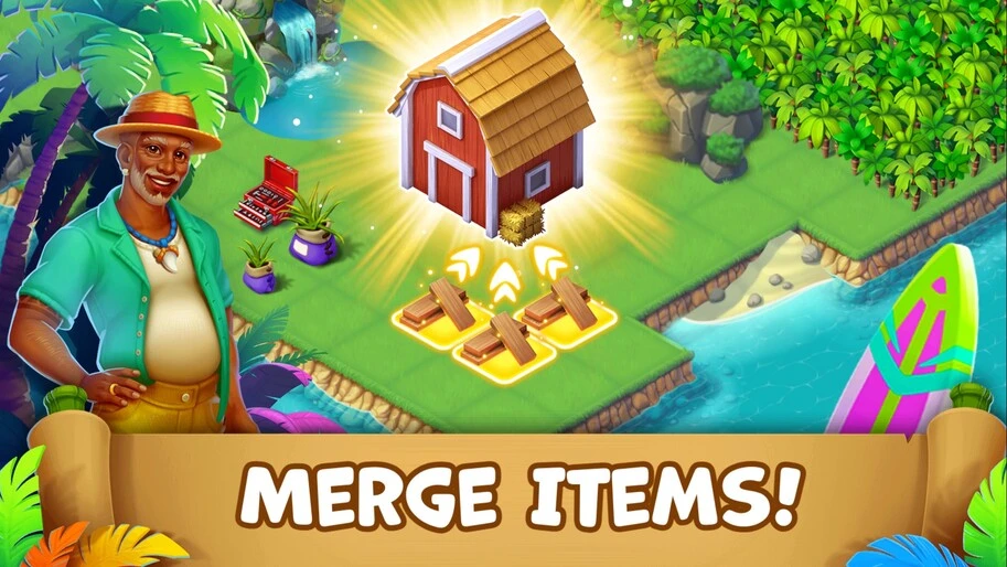 Tropical Merge: Island Farm screenshot